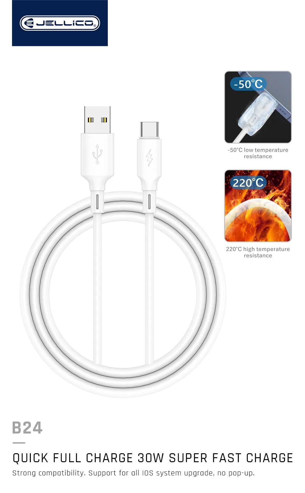 Jellico B24 Lightning USB Cable