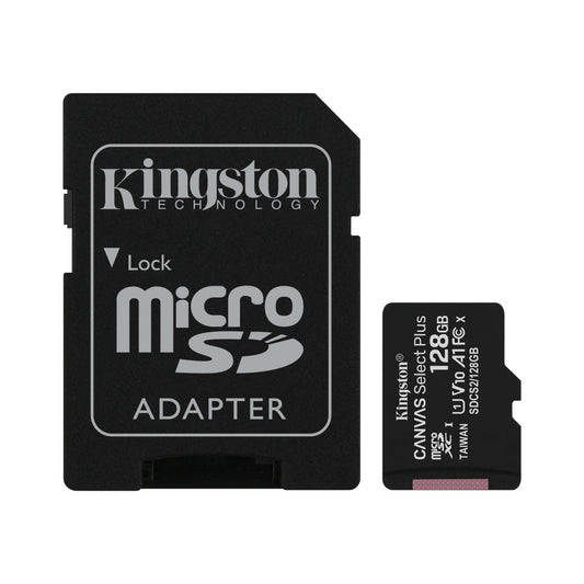 Kingston SDCS2/128GBCR Micro SD Card with Adapter 128GB