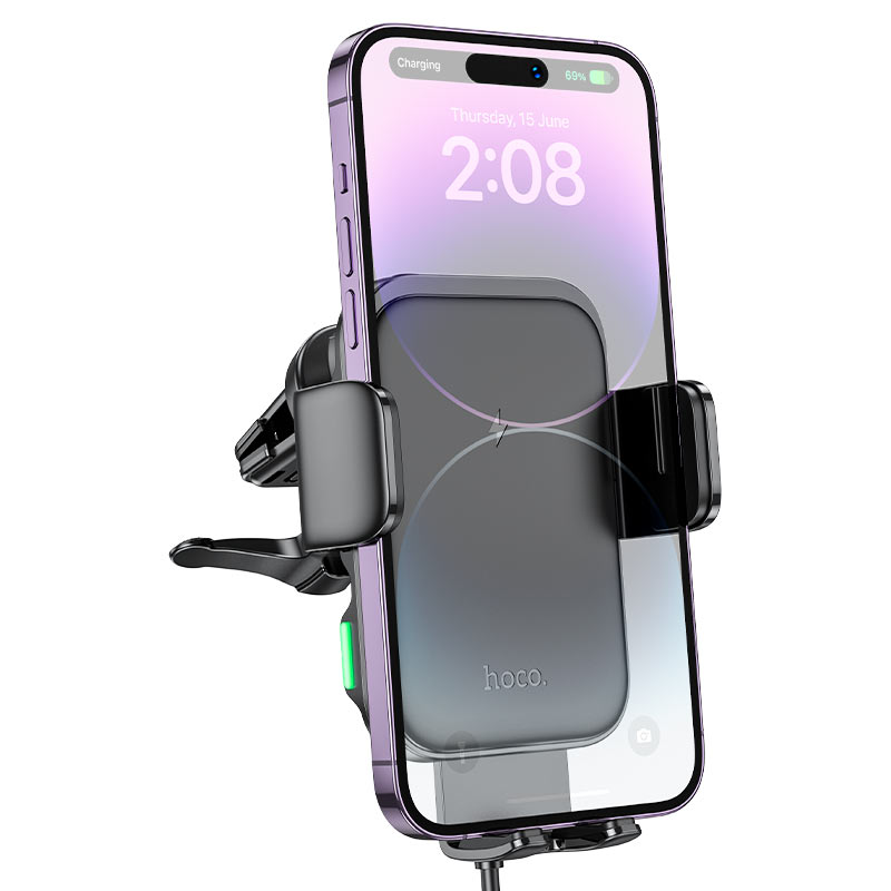 HOCO HW10 Wireless Charging Car Holder for Air Outlet