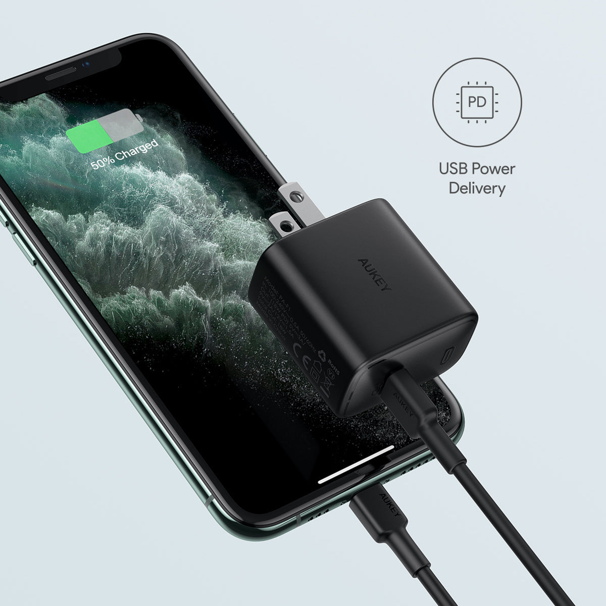 AUKEY PA-F1 Swift 18W Ultra-Compact PD Charger