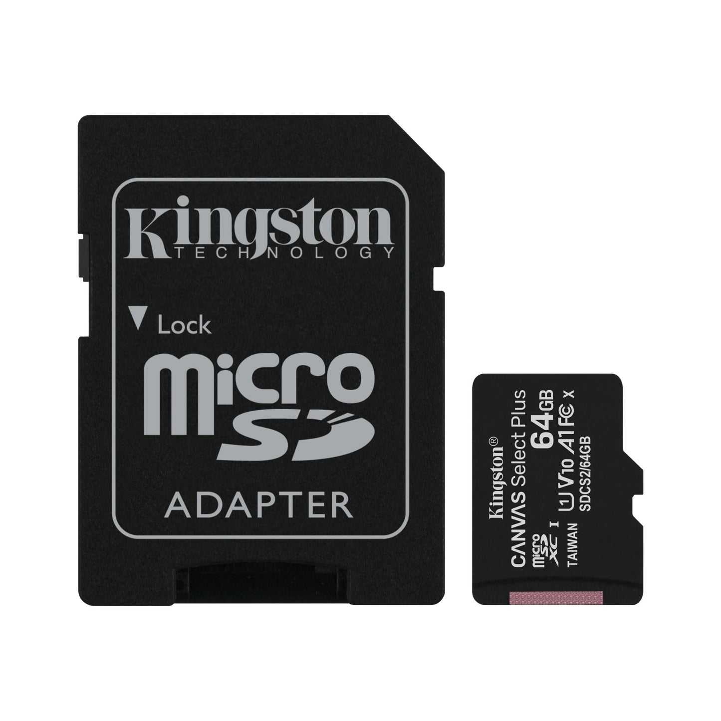 Kingston SDCS2/64GBCR Micro SD Card with Adapter 64GB