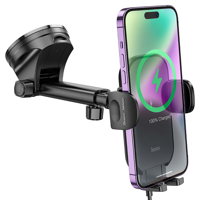 HOCO HW5 Wireless Charging Car Holder for Dashboard