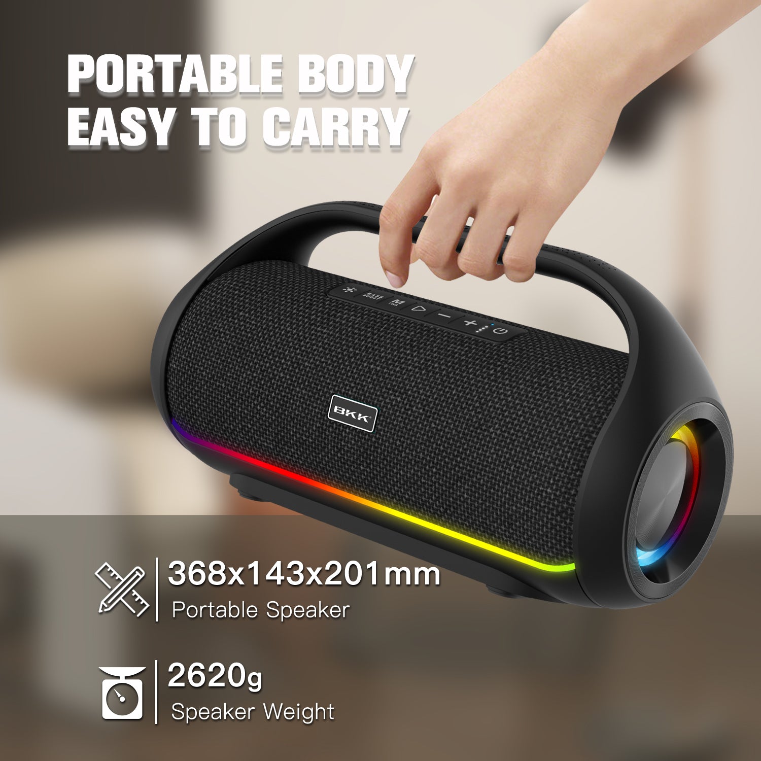 Bkk portable multimedia store speaker