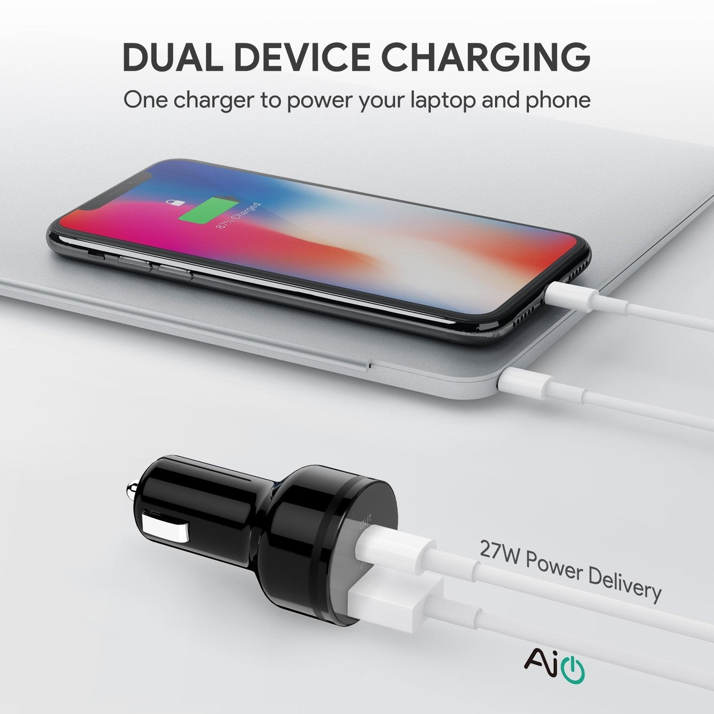 AUKEY CC-Y7 Expedition Duo 39W PD27W Car Charger