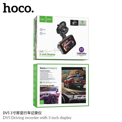 HOCO DV5 Driving Recorder with 3-inch Display