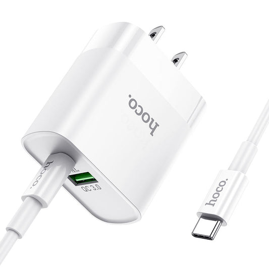 HOCO C80 PD20W + QC3.0 Charger (US) Set