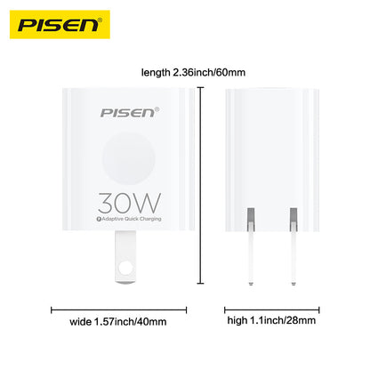 PISEN QUICK TS-C171 PD30W Fast Charger (1C1A)