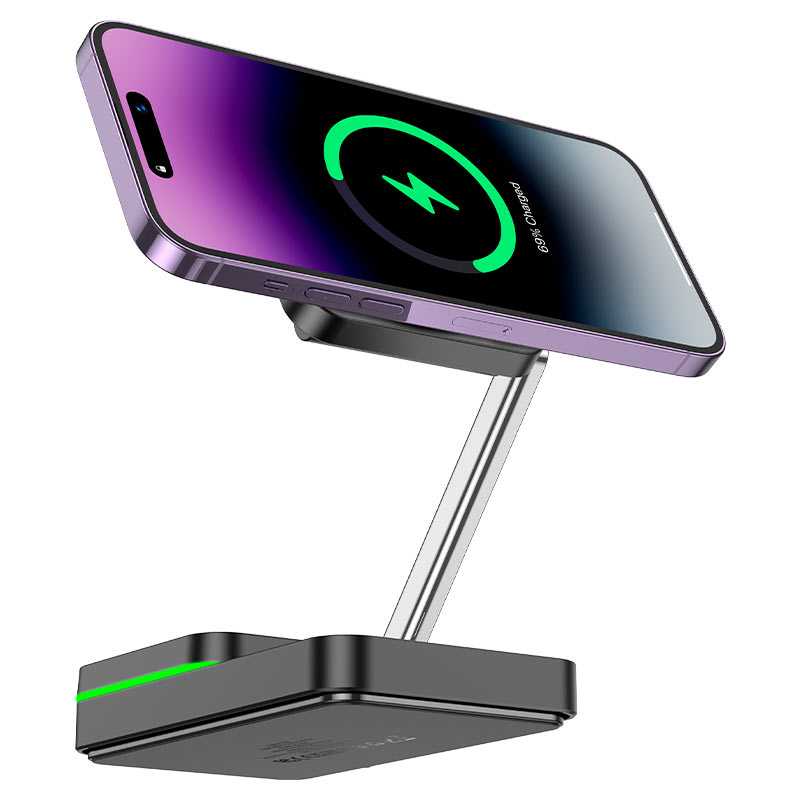 HOCO CQ10 Folding 3-in-1 Wireless Charging Dock