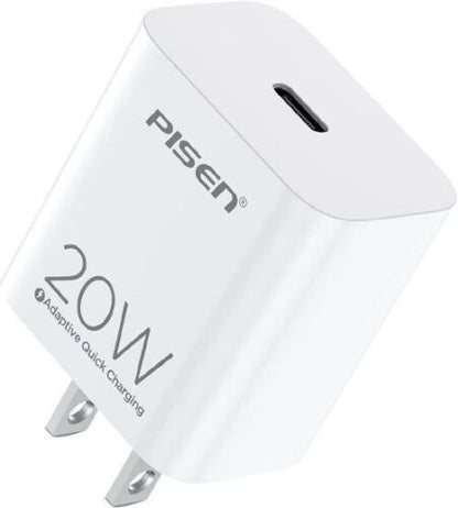 PISEN A829-120167C-US2 USB-C Power Adapter 20W PD Quick Charger