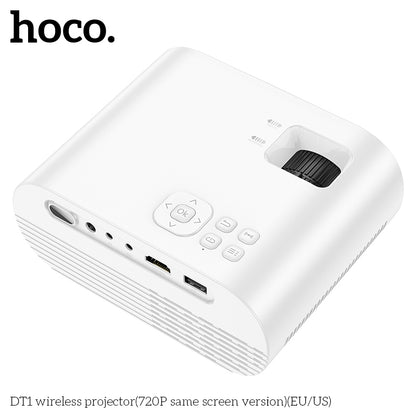 HOCO DT1 Wireless Projector (720P Screen Version)