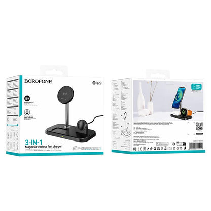 HOCO BOROFONE BQ29 3-in-1 Wireless Fast Charger