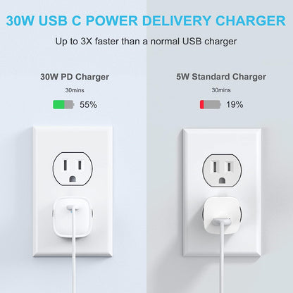 PISEN MF-C04/MF-C03-30W PD30W Type-C Charger