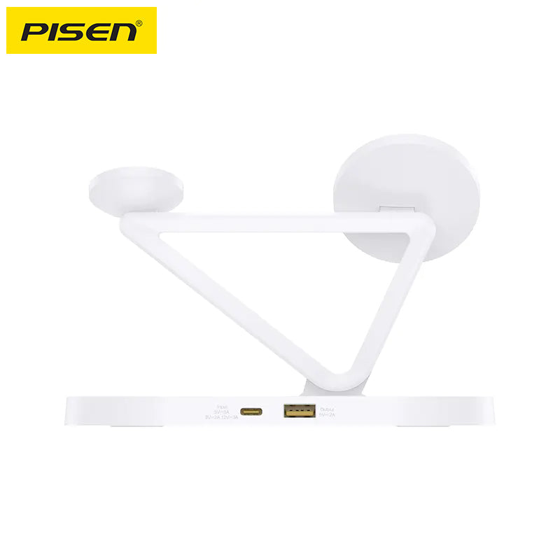 PISEN TP-C24 3-in-1 Night Light Wireless Charging Stand