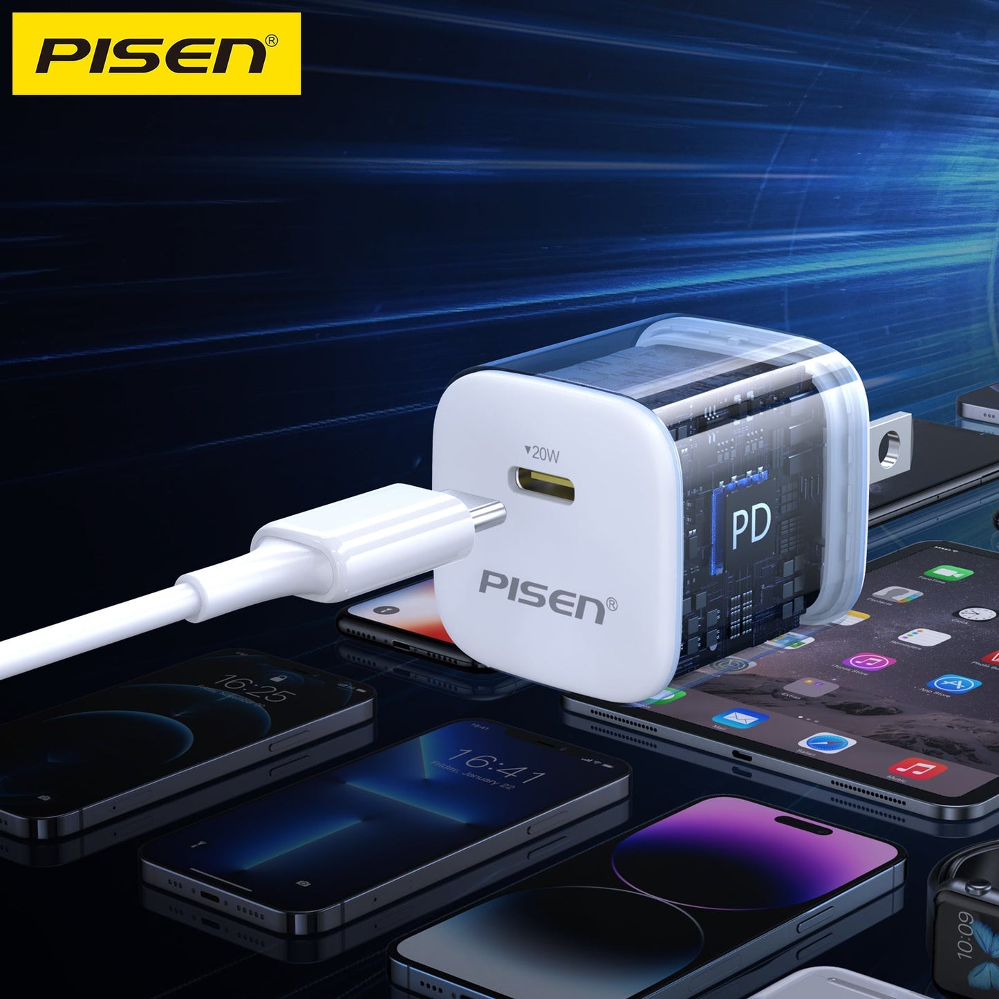 PISEN QUICK TS-C165 PD20W Fast Charger