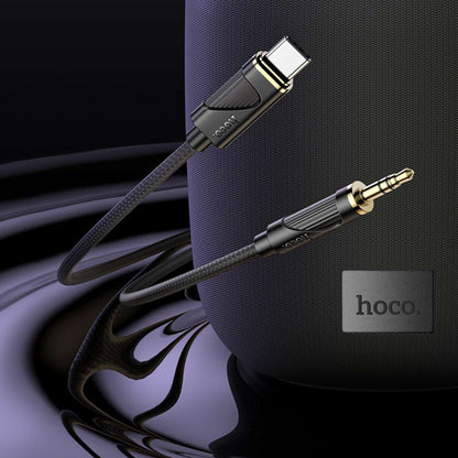 HOCO UPA30 Nylon USB-C / Type-C to 3.5mm Male Digital Audio Conversion Cable 1m