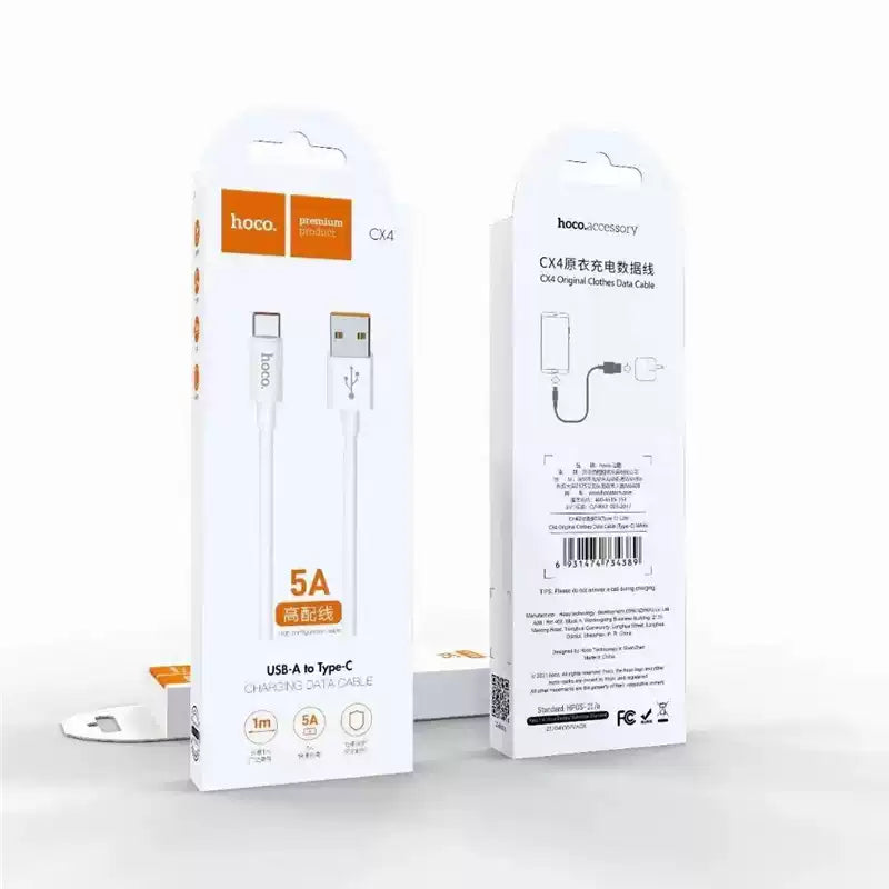 HOCO CX4 USB to Lightning Charging Data Cable 1m