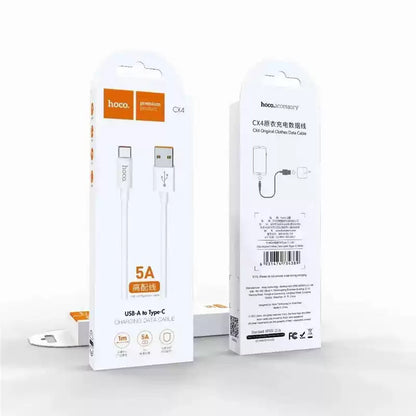 HOCO CX4 Charging Data Cable 1m (Premium Sleeve Material)