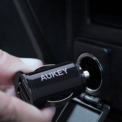 AUKEY CC-S1 Expedition Duo 24W 2-Port USB Car Charger