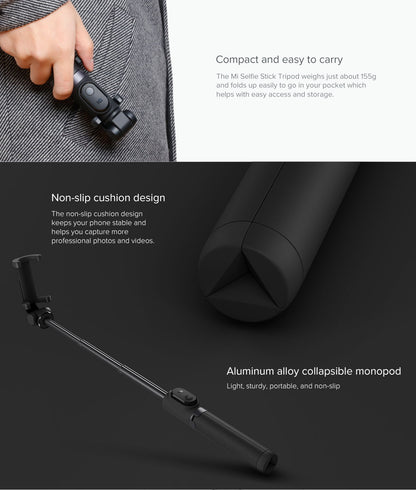 Xiaomi Selfie Stick Tripod (with Bluetooth Remote)