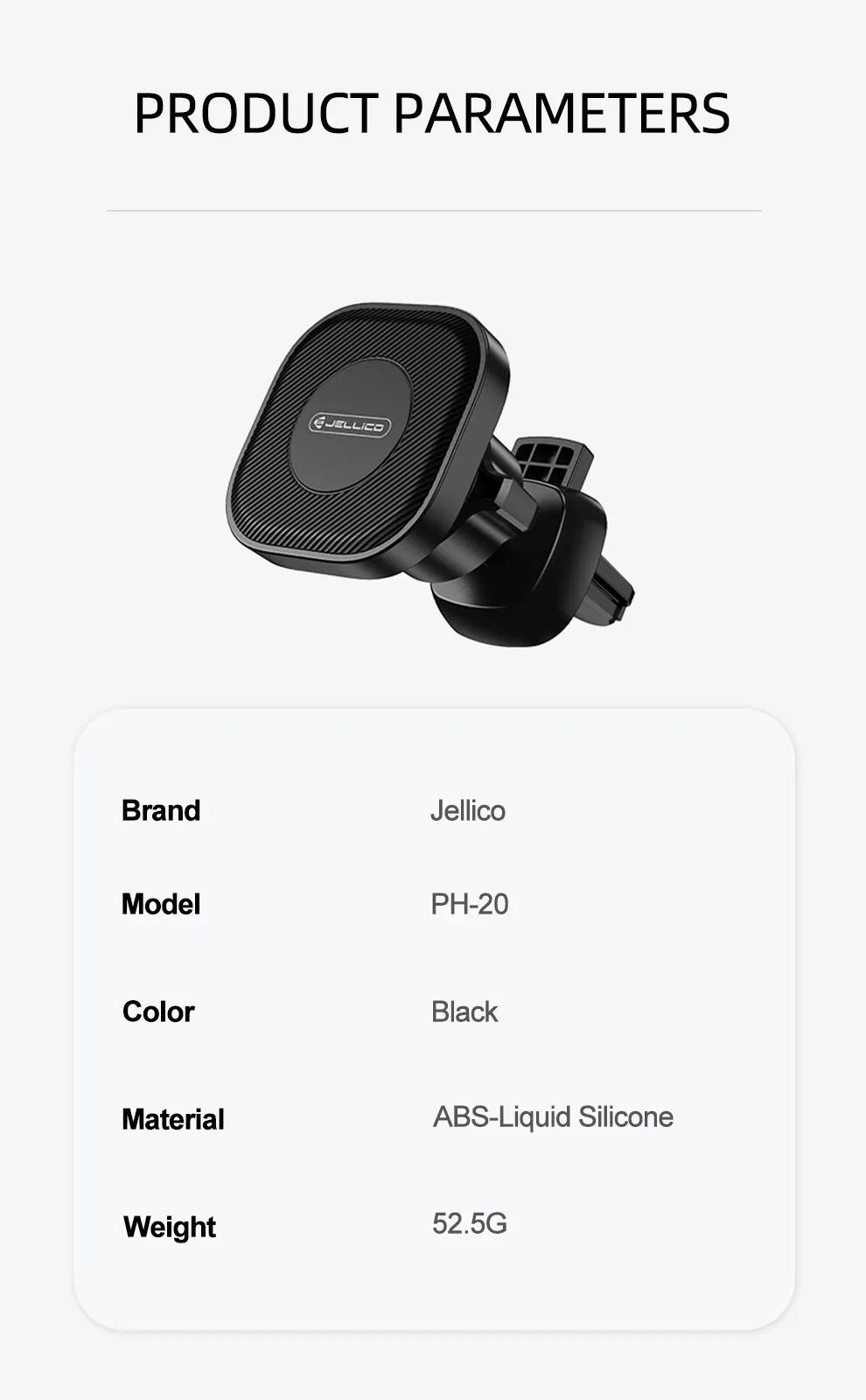 Jellico PH20 Mobile Phone Car Holder