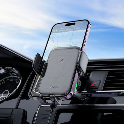 HOCO HW10 Wireless Charging Car Holder for Air Outlet