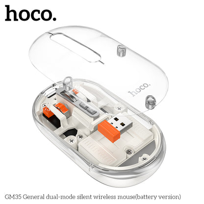 HOCO GM35 Dual Mode Silent Wireless Mouse