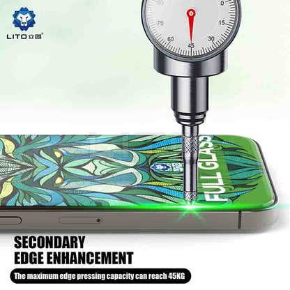 LITO D+ MAX CLEAR Strong Super Full Tempered Glass Screen Protector 1 piece for iPhone (Apple)