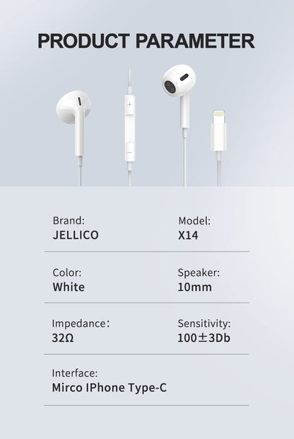 Jellico X14 Lightning Earphone