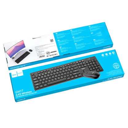 HOCO GM17 Wireless Keyboard and Mouse Set (English Version)