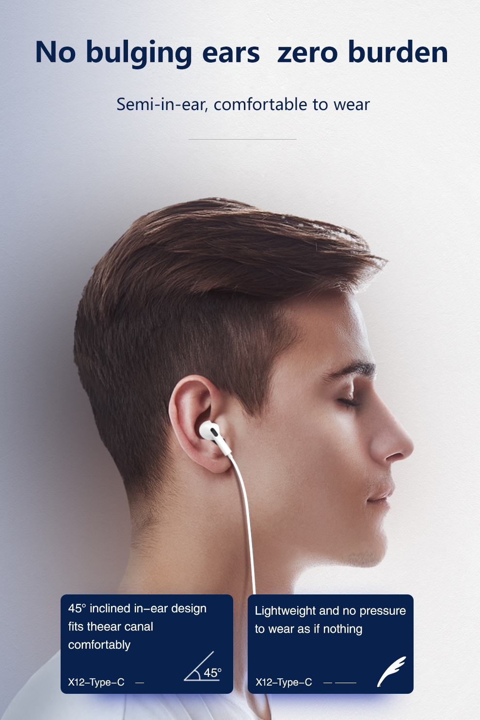 Jellico X12 Type-C Earphone