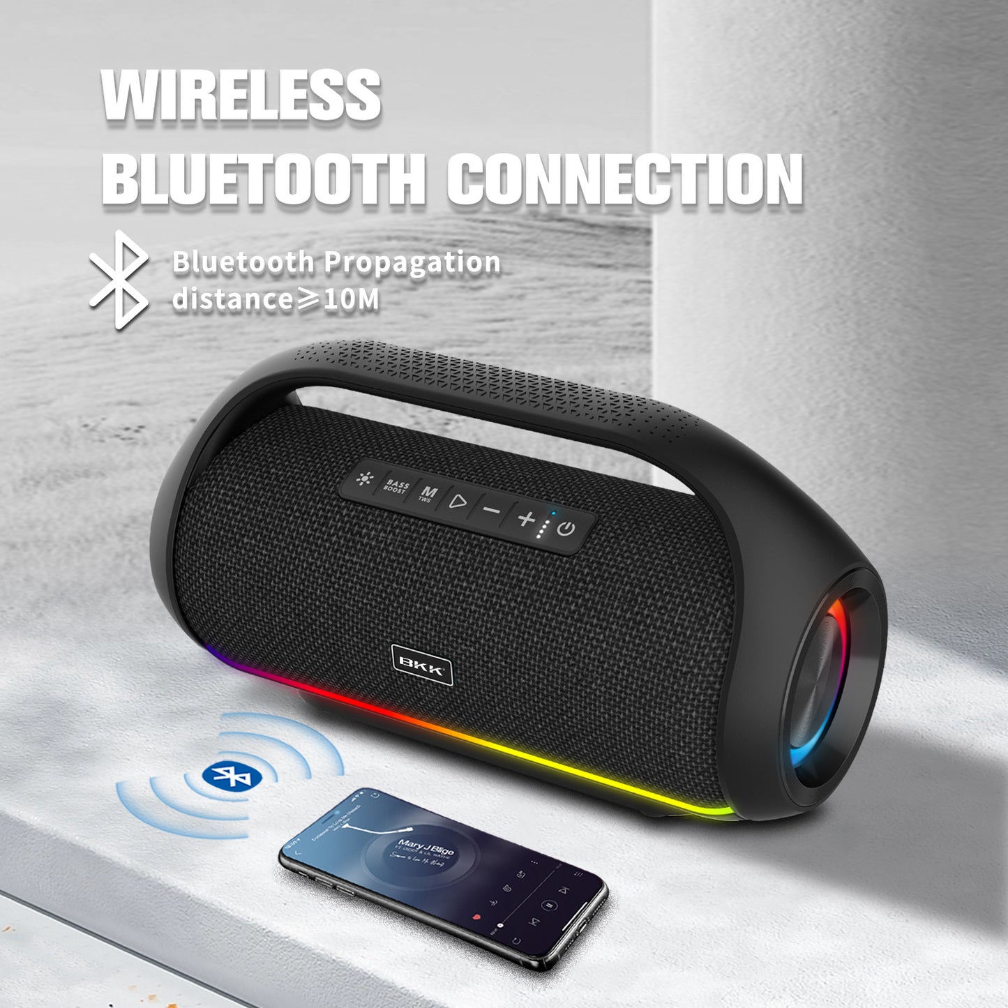 BKK B60 Bluetooth Speaker Black