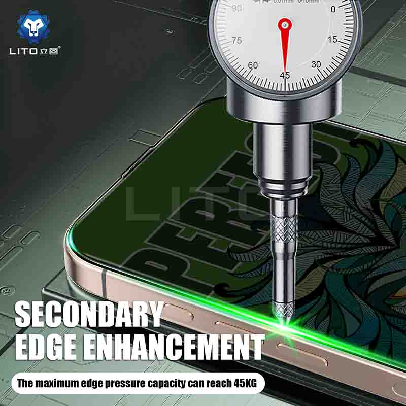 LITO D+ MAX Privacy Strong Super Full Tempered Glass Screen Protector 1 piece for iPhone (Apple)
