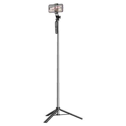 HOCO K19 Live Broadcast Holder (with Bluetooth Remote) Selfie Stick Tripod Tabletop Phone Holder