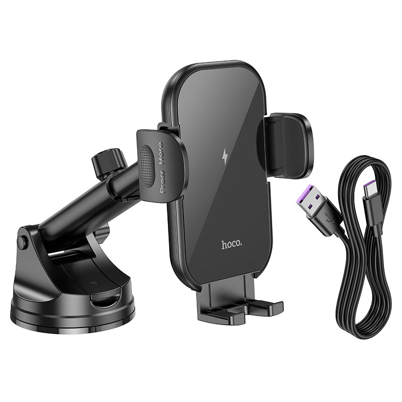 HOCO HW5 Wireless Charging Car Holder for Dashboard