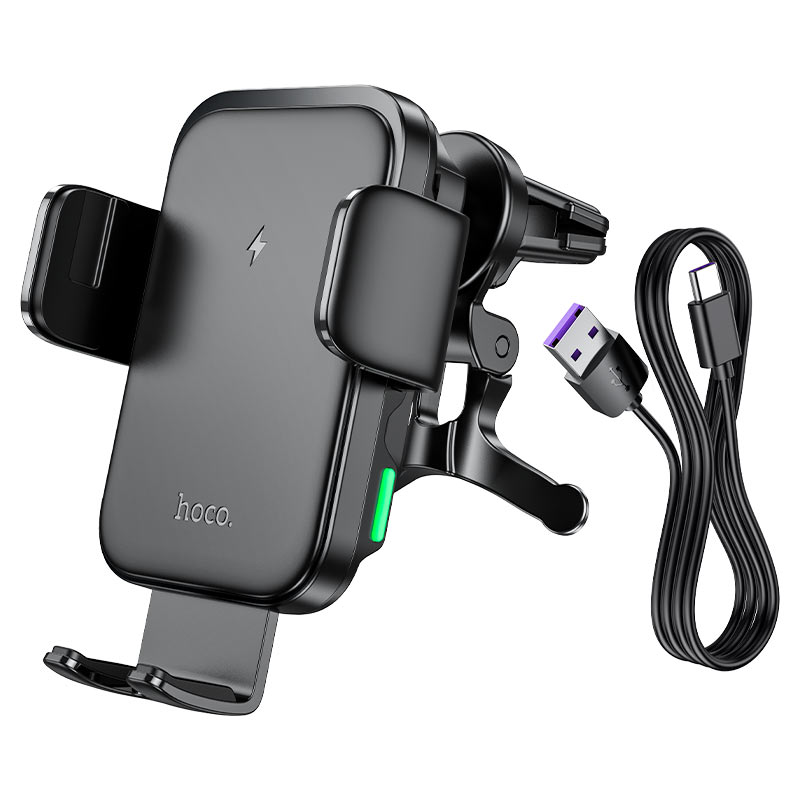 HOCO HW10 Wireless Charging Car Holder for Air Outlet