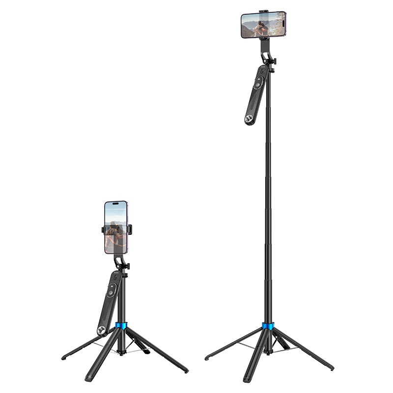 HOCO K22 Live Broadcast Holder (with Bluetooth Remote) Selfie Stick Quadropod Tabletop Phone Holder