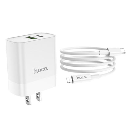 HOCO C80 PD20W + QC3.0 Charger (US) Set