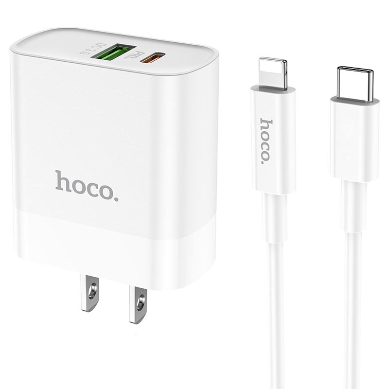 HOCO C80 PD20W + QC3.0 Charger (US) Set