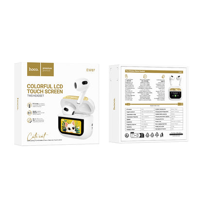 HOCO EW87 TWS Wireless Headphones with Touch Screen