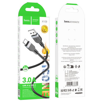 HOCO X109 USB to Type-C 3A Charging Cable