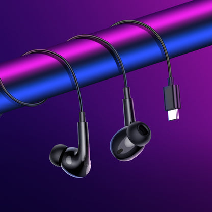 HOCO M101 Pro Type-C Wire-Controled Digital Earphones with Microphone