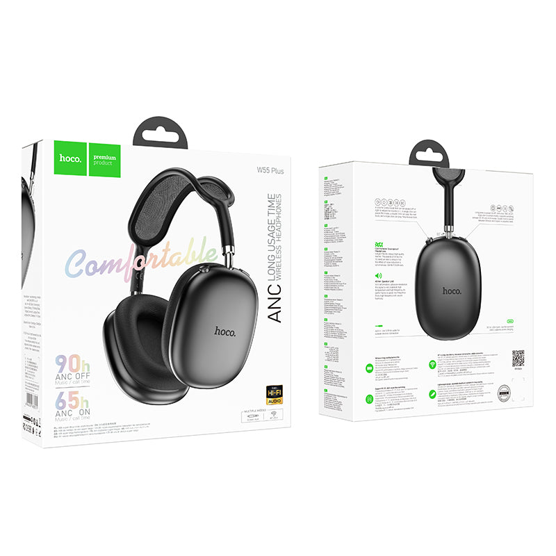 HOCO W55 Plus ANC Bluetooth Headphones