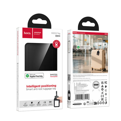 HOCO E91H Anti-Loss Smart Luggage Tag (Wireless Charging Model) (Apple Only)