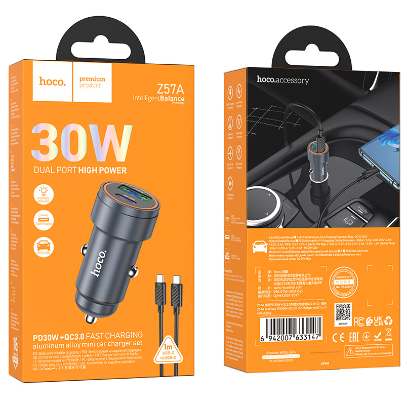HOCO Z57A PD30W Car Charger