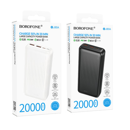 HOCO BOROFONE BJ80A 20000mAh 22.5W+PD20W Power Bank (A+)