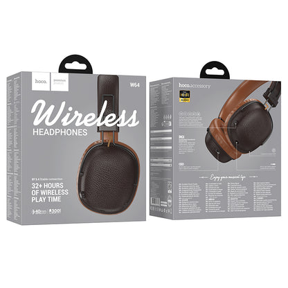 HOCO W64 Bluetooth Headphones (BT5.4+AUX)