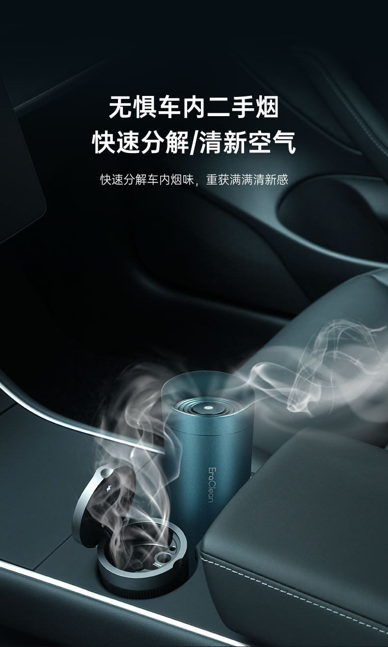 EraClean CW-C02 Car Air Purifier