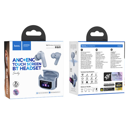 HOCO EQ21 TWS with ANC + ENC + Touch Screen
