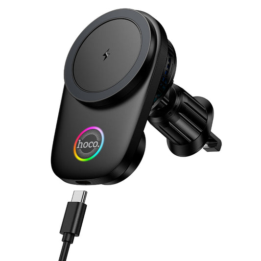 HOCO HW36 Wireless Charging Car Holder for Air Outlet