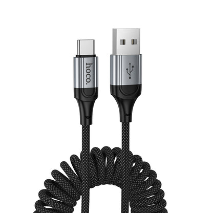HOCO X121 Coiled Charging Data Cable (C to L, C to C, A to C, A to L)